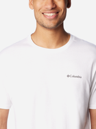 Koszulka męska bawełniana Columbia CSC Basic Logo Short Sleeve 1680053112 L Biała (195978522972) - obraz 5