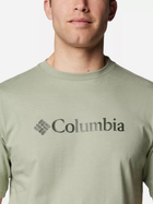 Koszulka męska bawełniana Columbia CSC Basic Logo Short Sleeve 1680053354 M Oliwkowa (195981521788) - obraz 4