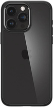 Etui Spigen Crystal Hybrid do iPhone 15 Pro Matte Black/Transparent (8809896747837) - obraz 1