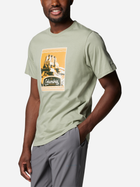 Футболка бавовняна чоловіча Columbia CSC Seasonal Logo Tee 1991036349 M Оливкова (195981462357) - зображення 4