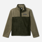 Дитяча толстовка для хлопчика Columbia Steens Mtn II 1/4 Snap Fleece Pull-Over 2087881366 104-114 см (XXS) Оливкова (195981090192) - зображення 1