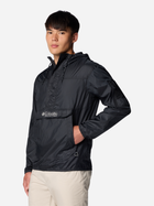 Вітровка чоловіча Columbia Challenger II Windbreaker 2091001010 XXL Чорна (195980993838) - зображення 5