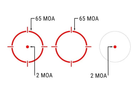Приціл коліматорний Holosun HS510С точка 2 MOA коло 65 МОА червоний - зображення 6
