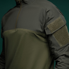 Тактична сорочка Core Ukrarmor Combat Shirt, довгий рукав, комбіновані матеріали. Олива XL - зображення 3