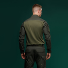 Тактическая рубашка Core Ukrarmor Combat Shirt, длинный рукав, комбинированные материалы. Олива XL - изображение 5