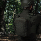 Тактичний рюкзак на Ukrarmor 10 л. Кріплення Molle. Cordura 1000D. Олива 30 х 20 х 8 см - зображення 4