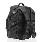 Тактичний наплічник RANGER Ukrarmor на 40 л. Мультфільм чорний. CORDURA 1000 30 x 52 x 30 см - зображення 3