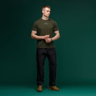 Футболка Basic Military Ukrarmor T-Shirt из коллекции NAME. Cottone/Elastane, олива S - изображение 5