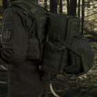 Тактический рюкзак DM20 Ukrarmor на 20 л. Cordura 1000D. Крепление Molle. Олива 28 х 15 х 40 см. - изображение 3