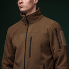 Флісова кофта Ukrarmor Patrol Pullover Fleece Coyote. Поліестер, windproof S - зображення 3