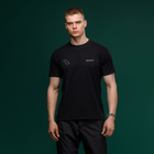 Футболка Basic Military Ukrarmor T-Shirt. Авдеевка. Топографическая карта. Черный L - изображение 2