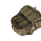 Тактический рюкзак DM20 Ukrarmor на 20 л. Cordura 1000D. Крепление Molle. Пиксель 28 х 15 х 40 см. - изображение 6