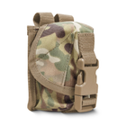 Подсумок под гранату. Ukrarmor Крепление Molle. Cordura 500D. Мультикам 10 × 9 × 6 см