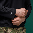 Тактична сорочка Base Ukrarmor Combat Shirt із довгим рукавом. Чорний XXL - зображення 4