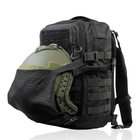 Тактичний наплічник DM20 Ukrarmor на 20 л. Cordura 1000D. Кріплення Molle. Чорний 28 х 15 х 40 див. - зображення 1