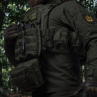 Потрійний підсумок під Ukrarmor магазини АК/АR. Cordura 500D. Molle. Олива - зображення 4