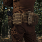 Комплект Modular Battle Ukrarmor Belt L\XL 1-го класу захисту. Тактичний пояс із обважуванням. Койот L/XL - зображення 4