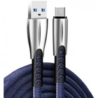 Дата кабель USB 2.0 AM to Type-C 1.0m zinc alloy ColorWay (CW-CBUC012-BL)[17079]
