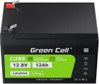 Акумулятор Green Cell LiFePO4 12.8 В 12 А/год (5907813966101) - зображення 4