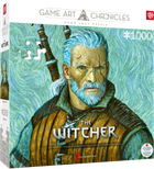 Пазл GOOD LOOT Game Art Chronicles The Witcher Geralt & Vincent van Gogh 1000 елементів (5908305247548) - зображення 1