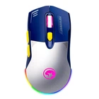 Игровая компьютерная мышь MARVO M803W BK |2.4G/Type-C, 800-4800dpi| беспроводная RGB подсветка white-blue