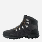 Buty trekkingowe męskie Jack Wolfskin Refugio Texapore Mid M 4049841_6357 42 Ciemnoszare (4060477907932) - obraz 3