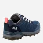 Buty sportowe trekkingowe damskie z membraną Jack Wolfskin Refugio Texapore Low W 4050821_1199 37.5 Granatowe (4060477908663) - obraz 4