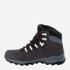 Buty trekkingowe damskie z membraną Jack Wolfskin Refugio Texapore Mid W 4050871_6157 37.5 Ciemnoszare (4060477909264) - obraz 4