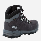 Buty trekkingowe damskie z membraną Jack Wolfskin Refugio Texapore Mid W 4050871_6157 39 Ciemnoszare (4060477909288) - obraz 5