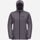 Куртка демісезонна з капюшоном жіноча Jack Wolfskin Moonrise 3In1 Jkt W 1115621_I0083 XS Фіолетова (4064886308908) - зображення 3