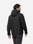 Пуховик зимовий короткий чоловічий Jack Wolfskin Ather Down Hoody M 1207671_6000 M Чорний (4064993897401) - зображення 2