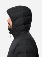 Пуховик зимовий короткий чоловічий Jack Wolfskin Ather Down Hoody M 1207671_6000 M Чорний (4064993897401) - зображення 3