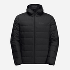 Пуховик зимовий короткий чоловічий Jack Wolfskin Ather Down Hoody M 1207671_6000 2XL Чорний (4064993897371) - зображення 6