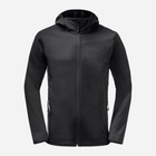 Вітровка чоловіча Jack Wolfskin Bornberg Hoody M 1307471_6000 XL Чорна (4064993526356) - зображення 6