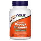 Натуральна добавка Now Foods Papaya Enzyme Льодяники