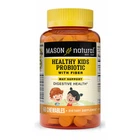 Пробіотики і пребіотики Mason Natural Healthy Kids Probiotic With Fiber Chewables, 60 жувальних таблеток