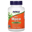 Натуральная добавка Now Foods Maca Raw 750 мг Капсулы