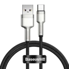 Кабель Baseus Cafule Metal Data Cable USB to Type-C 66W 6A 1м (CAKF000101) Black