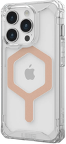 Etui Urban Armor Gear Plyo do iPhone 15 Pro z MagSafe Transparent/Rose Gold (840283909597) - obraz 2