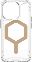 Etui Urban Armor Gear Plyo do iPhone 15 Pro Max z MagSafe Transparent/Gold (840283910074) - obraz 8