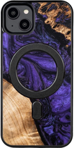 Etui Bewood Unique Orange do iPhone 15 Plus z MagSafe Purple/Black (5907511793054) - obraz 1