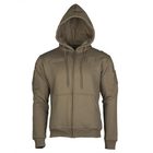 Реглан тактичний Mil-tec з капюшоном на блискавці Tactical hoodie Olive 11472012 XL - зображення 4