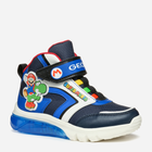 Buty sportowe chłopięce na rzepy Geox J Ciberdron Boy J46LBJ054FUC4226 28 Granatowe (8056206923478) - obraz 3