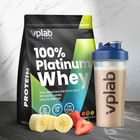 Białko VPLab 100% Platinum Whey 750 g Strawberry-Banana (5060255353981) - obraz 5