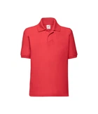 Футболка поло детская Fruit of the Loom 65/35 Polo kids 116 см Красный (0634170/140116)