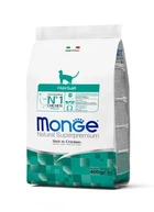 Сухой корм для кошек Monge Cat Hairball со вкусом курицы, кукурузы и риса