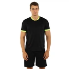 Форма футбольного судьи Zelart 581 размер 2XL (48-50) рост 175-180см Black-Neon Green