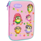 Пенал Cool For School с тиснением 1 отделение Розовый (QT-5669-Pink)
