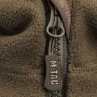 Военная кофта M-Tac Lite Microfleece Hoodie Army Olive L - изображение 6