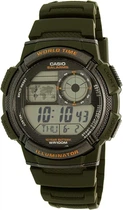 Наручные электронные часы Casio ILLUMINATOR AE-1000W-3AV Часы с влагозащитной 100м Часы casio с гарантией